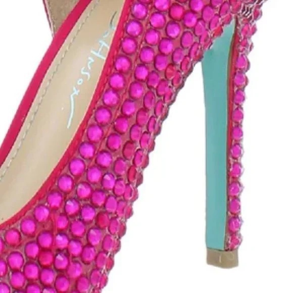 NIB Betsey Johnson Shary d'Orsay Pumps in Fuchsia Size 6.5 - Picture 4 of 4